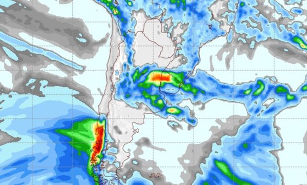 Pronóstico de precipitaciones para el sábado 18 de febrero.