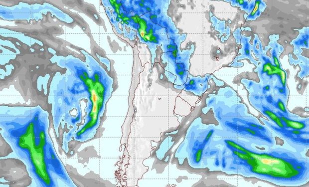 Pronóstico de lluvias para el 10 de mayo de 2017.