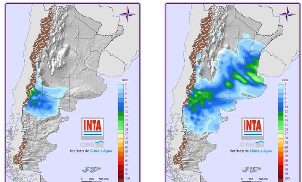 Mapa de Precipitaciones.