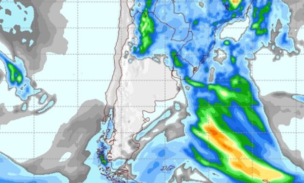 Pronóstico de lluvias para el 11 de noviembre de 2016.