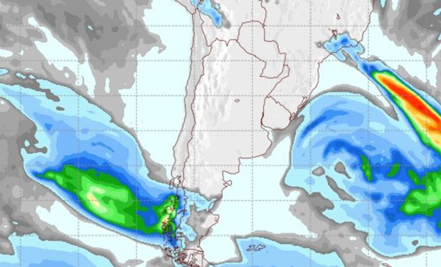 Pronóstico de precipitaciones para el viernes 16 de agosto.