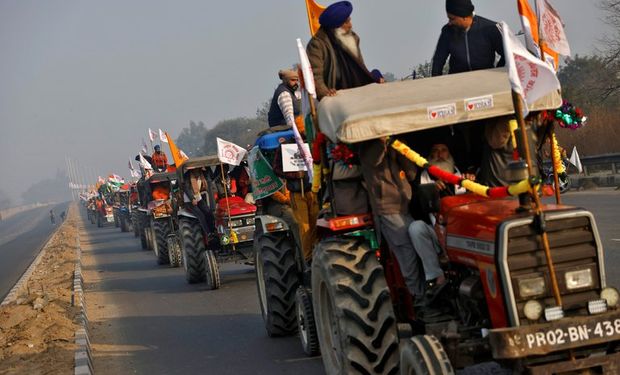 Las razones detrás de la masiva protesta de productores en la India