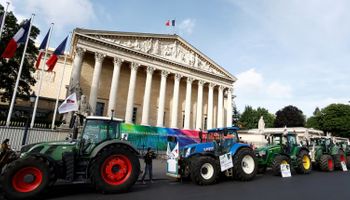 Con tractorazos en París, por qué volvieron las protestas de productores europeos