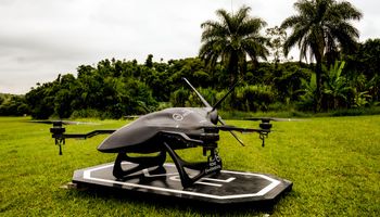 Startup apresenta candidato brasileiro a maior drone agrícola do mundo