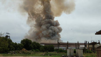 Primeras imágenes de la explosión en Cofco