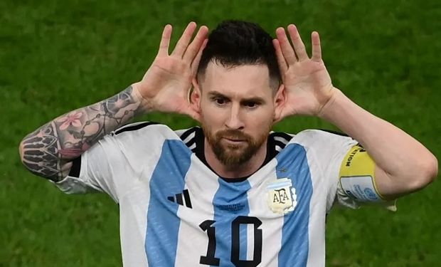 La camiseta con la frase más viral de Messi en el Mundial