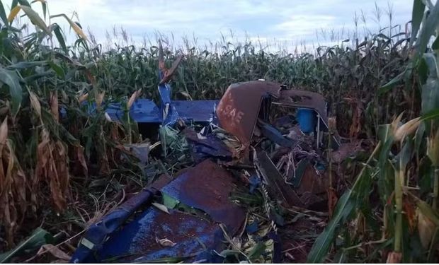 Geovani Gazal estava sozinho na aeronave, segundo o Corpo de Bombeiros. (Foto: Reprodução)