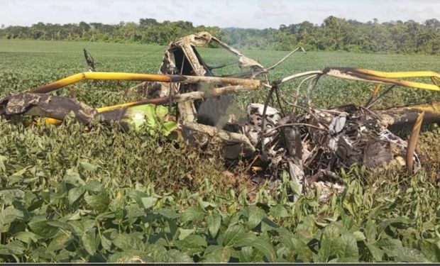 Piloto morre em queda de avião agrícola no primeiro dia de trabalho em MT