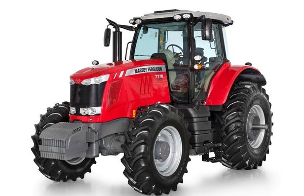 Tratores da Massey Ferguson em exposição no Show Rural Coopavel