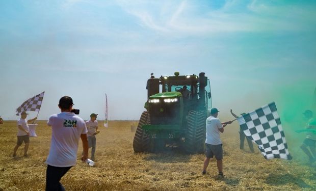 Récord de labranza: pasaron el disco sobre 769,36 hectáreas en 24 horas