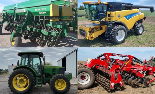 Sembradoras desde US$ 15.000: cómo sumarse al imperdible remate online de máquinas de primeras marcas
