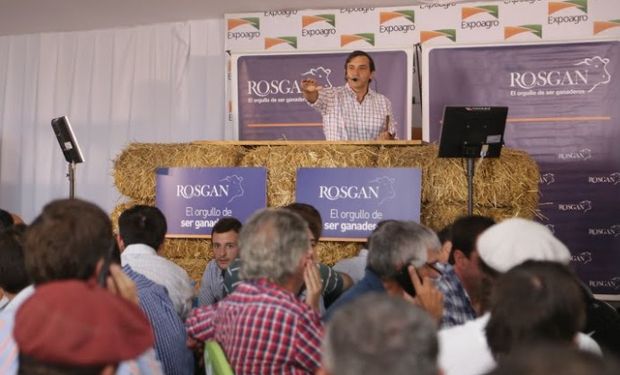 Subasta con cientos de productores de Rosgan.