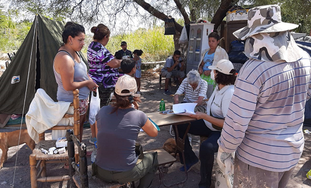 "Una realidad que conmueve": relevan y entregan ayuda a los trabajadores rurales afectados por el terremoto de San Juan
