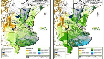 Disminuyen las reservas de agua en la zona núcleo