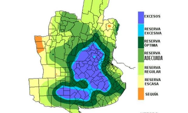 Reservas hídricas favorables para la fina