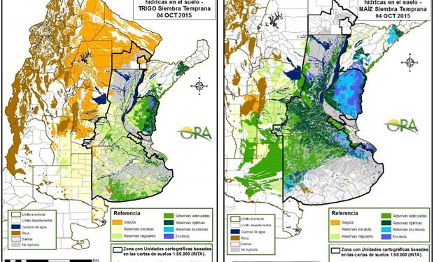 Reservas de humedad óptimas para el maíz