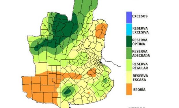 Reservas de humedad colaboran con el estado de los cultivos