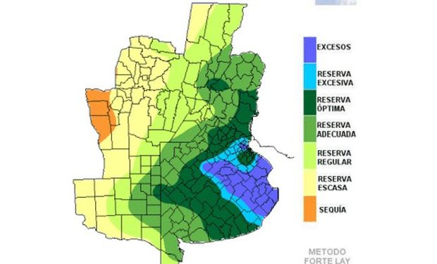 Clima favorable para las reservas de humedad en el este