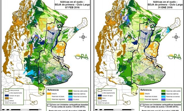 Reservas de humedad: zona núcleo sojera mejora su condición hídrica