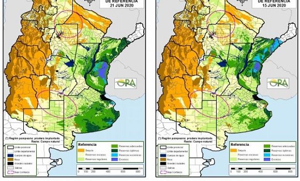 Cómo están las reservas de agua en el suelo para el trigo