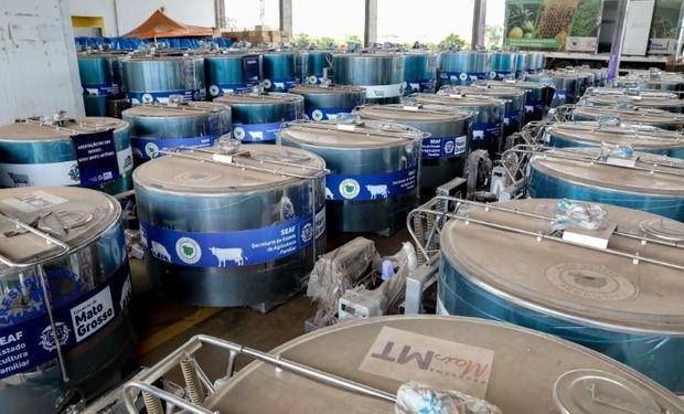 Ao todo, foram entregues 389 resfriadores de leite para produtores familiares. (Foto: Mayke Toscano/Secom-MT)