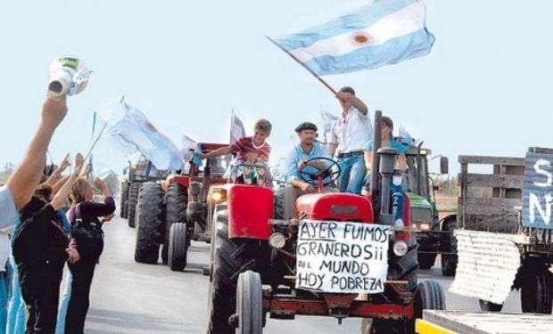 Hace 7 años, productores de todo el país se juntaban sobre las rutas para manifestarse contra la Resolución 125.