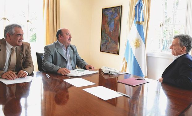 Macri recibió en Olivos a la cúpula de Coninagro.