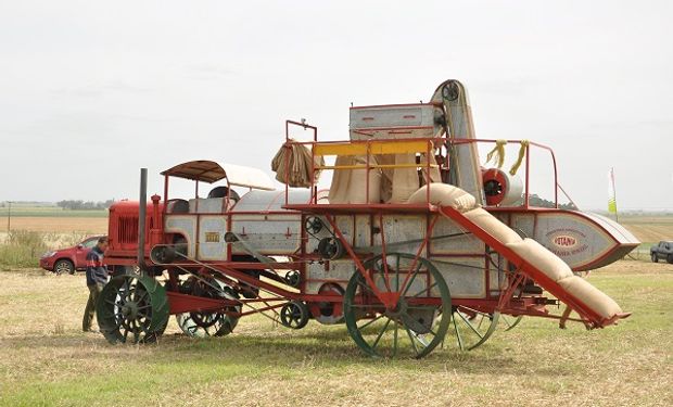 La Rotania fue fabricada en Sunchales en 1929 y restaurada por CLAAS en el año 2000