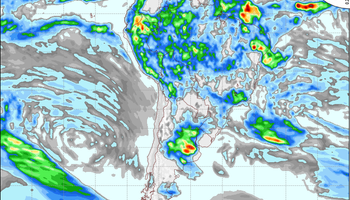 Gran parte de las zonas productivas podrían recibir lluvias entre la noche del lunes y el amanecer del miércoles