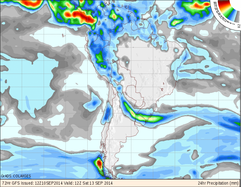 Probabilidad De Tormentas Aisladas Sobre El NEA | Agrofy News