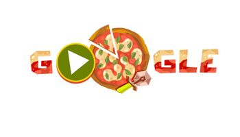 Homenaje a la pizza: el divertido Doodle de Google para este 6 de diciembre