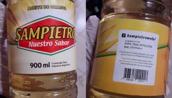 Prohíben la elaboración y comercialización de un aceite de girasol por ser ilegal