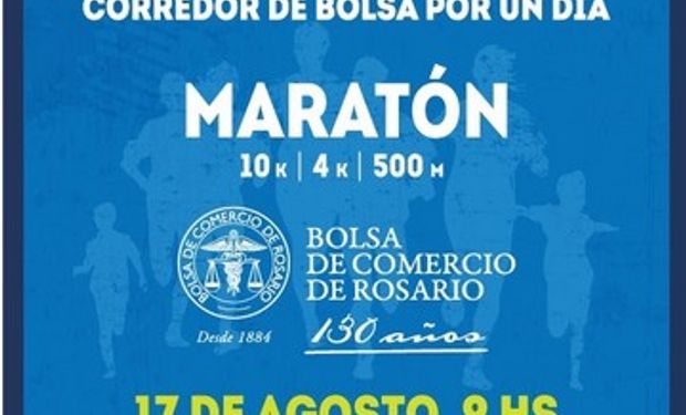 La Bolsa de Comercio de Rosario cumple 130 años y los festeja corriendo