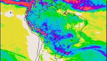 Condiciones inestables y lluvias poco importantes