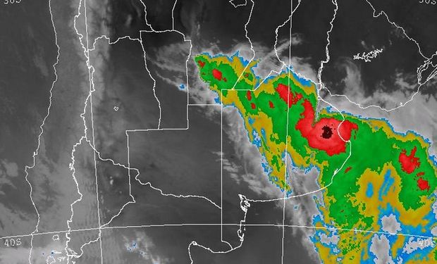 Tormentas intensas sobre regiones del centro