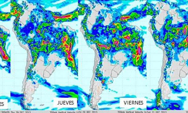 Temperaturas elevadas y tormentas aisladas