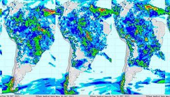 Condiciones inestables y lluvias para el fin de semana