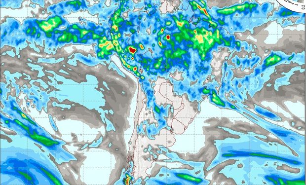 Pronóstico de lluvias para el miércoles 15 de marzo.