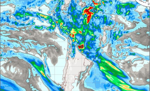Pronóstico de lluvias para el viernes 17 de marzo.