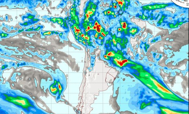 Pronóstico de lluvias para el sábado 18 de marzo.