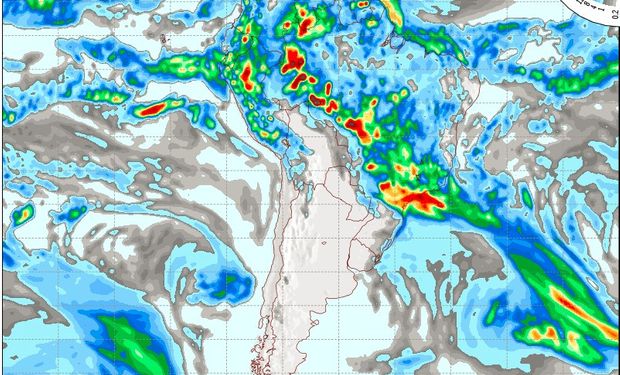 Pronóstico de lluvias para el domingo 19 de marzo.