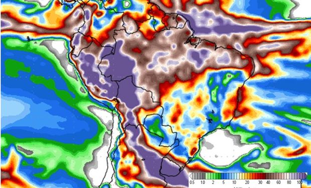 Lluvias para los próximos siete días.