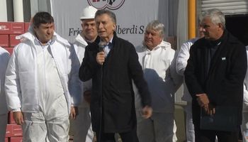 Macri: "Triplicamos la exportación de carne y vamos por más, con pollos y cerdos"