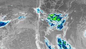 Las precipitaciones se trasladan al sudeste de Buenos Aires