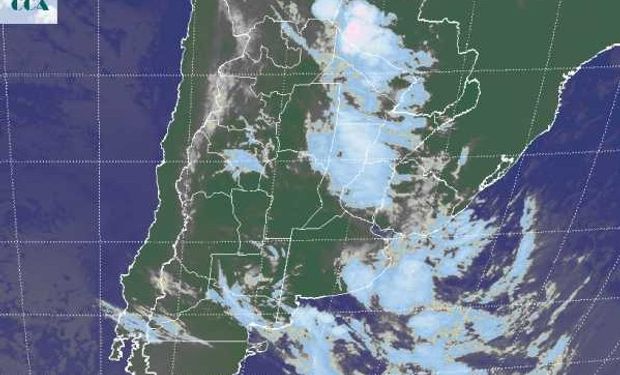Durante la jornada de hoy las condiciones de tiempo inestable permanecerían sobre la mayor parte del centro y norte, generando lluvias y tormentas aisladas sobre varias regiones.