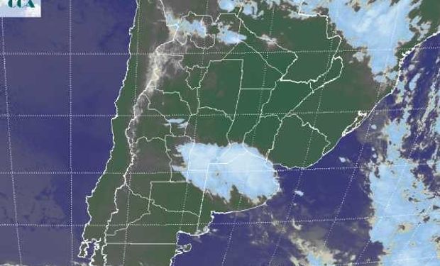 Para hoy se espera mayor estabilidad en las condiciones. Una perturbación por la franja central favorecería el desarrollo de tormentas puntuales. El panorama general no cambiaría al menos hasta el martes la situación no cambia demasiado.