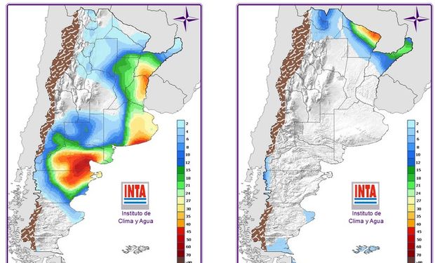 Mapa de Precipitaciones: 24 y 48 hs