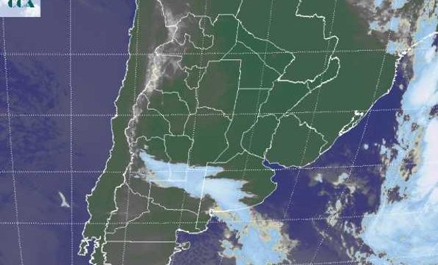 Durante la jornada de hoy la situación meteorológica nuevamente desmejorará con el pasaje de un sistema frontal que afecta desde Mendoza hasta el sudoeste de BA. Es posible que se generalicen las lloviznas y lluvias modestas.
