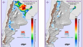 Se esperan lluvias y tormentas sobre regiones del norte