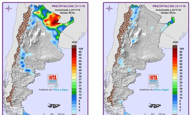 Mapa de Precipitaciones.